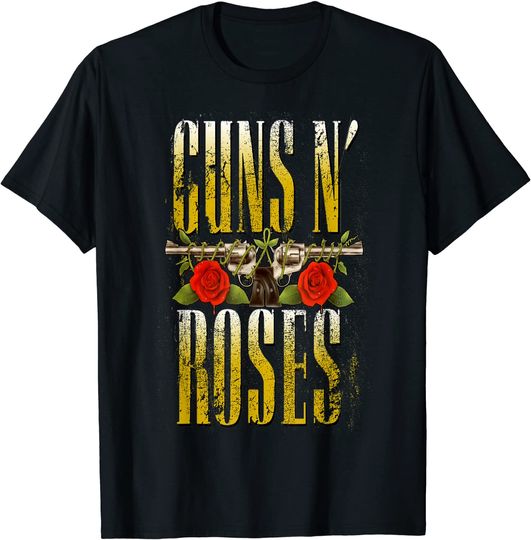 Guns N'  Roses Official Big Guns T-Shirt
