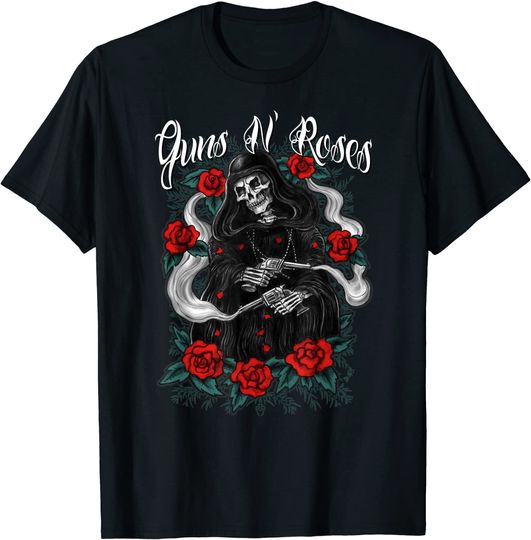 Guns N'  Roses Official Roses Reaper T-Shirt