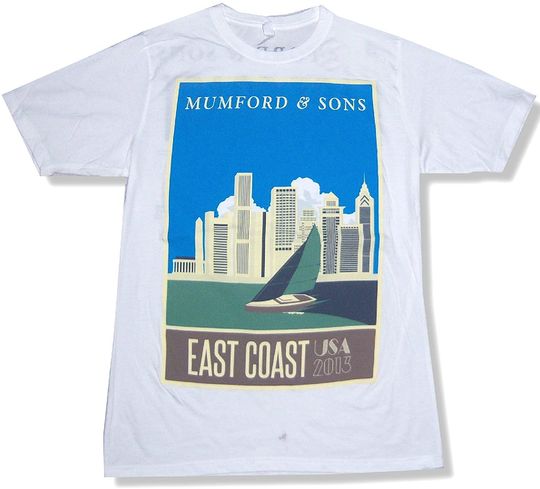 Mumford & Sons East Coast Usa Tour 2013 T-shirt
