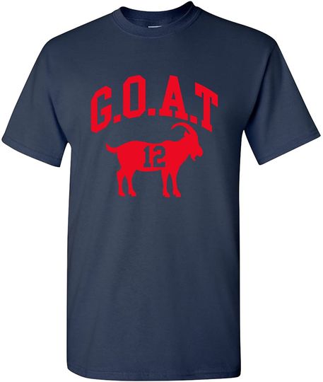 Campus Apparel Goat Greatest of All Time New England Football T Shirt