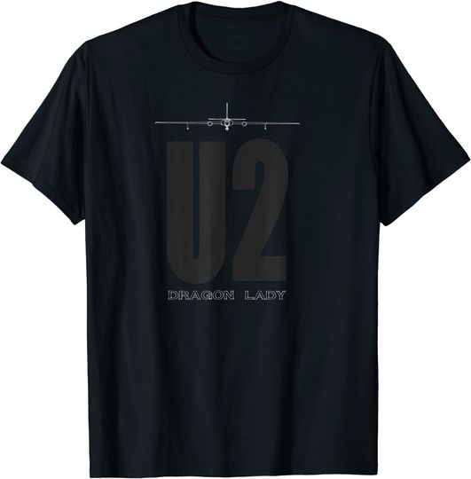 U2 - Dragon Lady Spy Plane T-Shirt