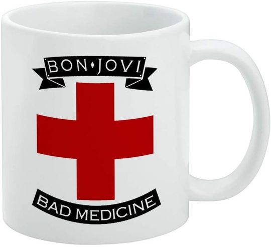 Bon Jovi Bad Medicine Ceramic Coffee Mug
