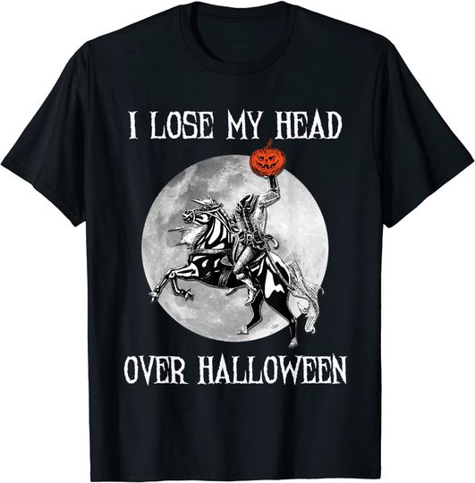 Vintage Halloween Headless Horseman Men Women T-Shirt