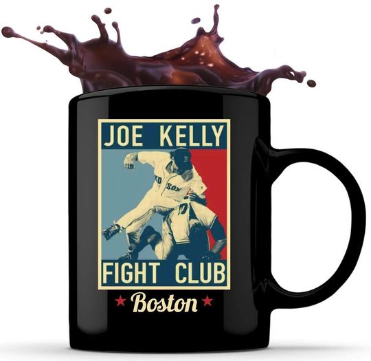 Joe Kelly Fight Club Boston Baseball Coffee Mug