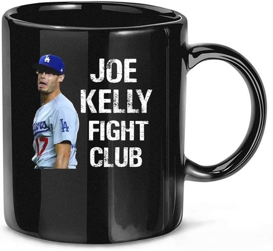 Tyerukoky Store Joe Kelly Fight Club Baseball Coffee Mug