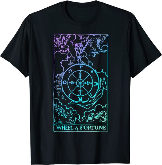 Wheel Of Fortune Tarot Card Witchy T-Shirt