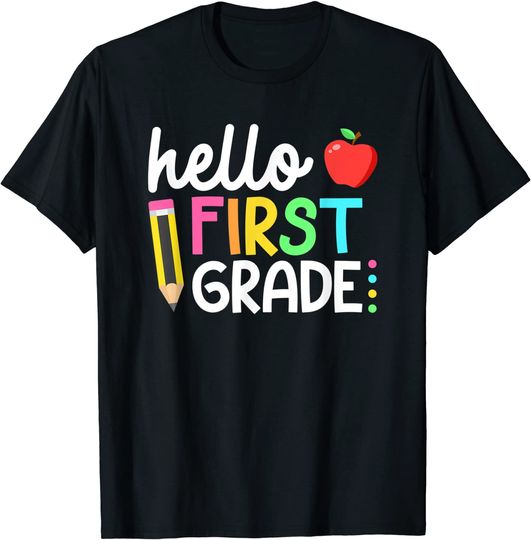 Hello First Grade Teacger T-Shirt
