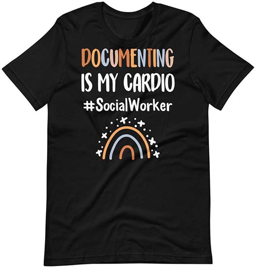 Documenting is My Cardio Rainbow T-Shirt