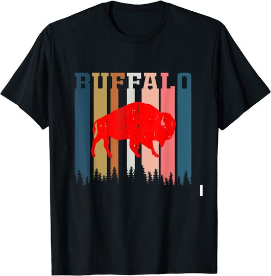 Vintage Retro Bills Fan Mafia Buffalo Fan T-Shirt