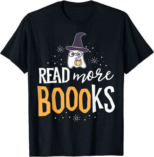 Read More Books Boo Nerd Halloween T-Shirt
