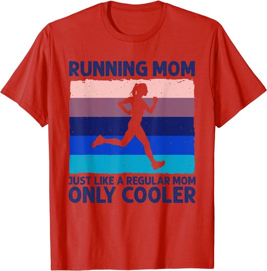Running For Women Mom Marathoner Runner Coach Racing T-Shirt