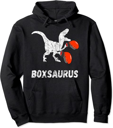 Boxer Dinosaurus Boxing Dino Gloves MMA T-Rex Pullover Hoodie