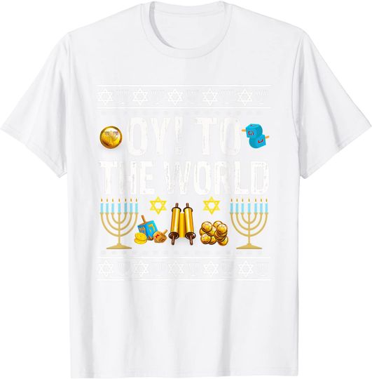 Oy To The World Jewish T-Shirt