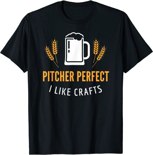 I Like Crafts Beer Pitcher Perfect Home Brewer Saying T-Shirt