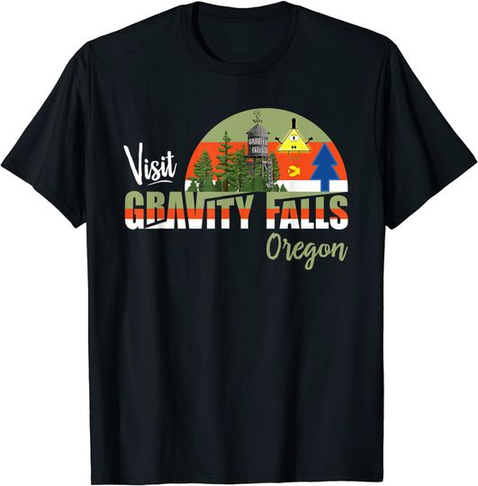 Visit Gravity Falls Oregon - Home of the Mystery Shack T-Shirt