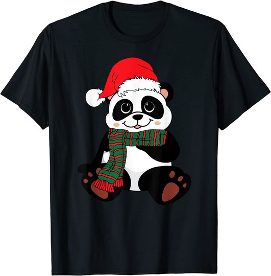 Christmas Panda Shirt | Winter Vacation Animal Lovers Gift
