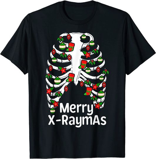 Merry X-RaymAs Radiology Tech Present T-Shirt