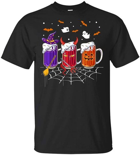 A Beer Glass For Funny Halloween T-Shirt, A World Full of Witches T-Shirt, A Beer Glass of Witchcraft