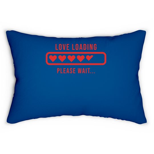 Valentine Love Loading Please Wait Pillows