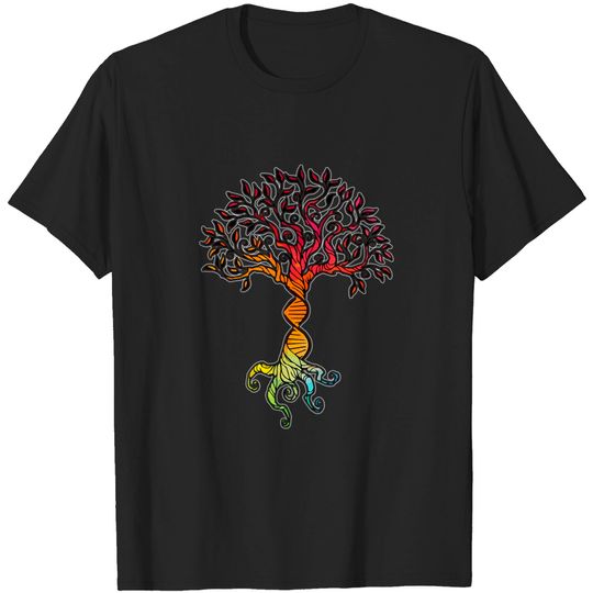 Cool DNA Tree | Funny Plant Genealogy Student Lover Gift T-Shirt