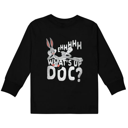 Looney Tunes Bugs Bunny Whats Up Doc? Kids Long Sleeve T-Shirt