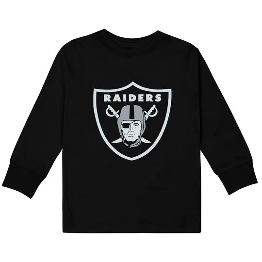 Las Vegas Raiders Youth Team Logo Kids Long Sleeve T-Shirt