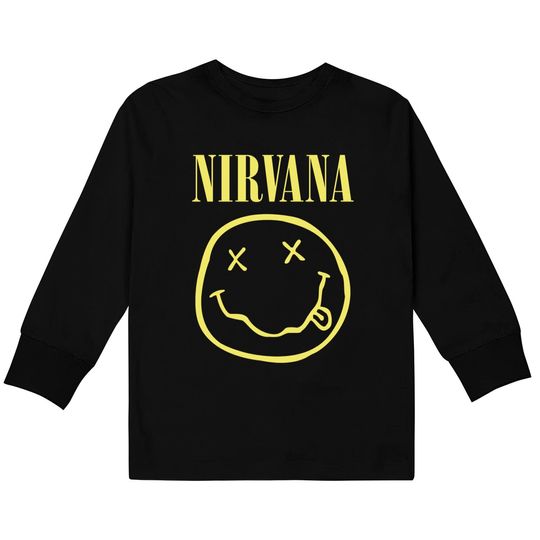 Nirvana Smiley Logo Kids Long Sleeve T-Shirt