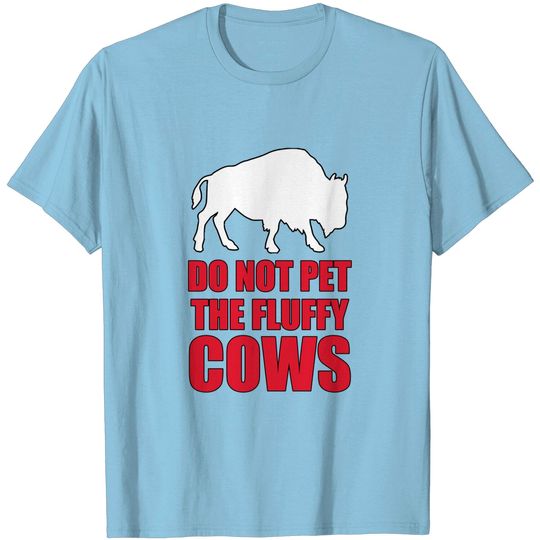 Retro Do Not Pet The Fluffy Cows Shirt Retro Vintage Bison T-Shirt