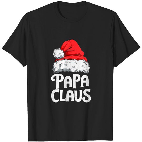 Papa Claus Christmas Dad Santa Family Matching T Shirt