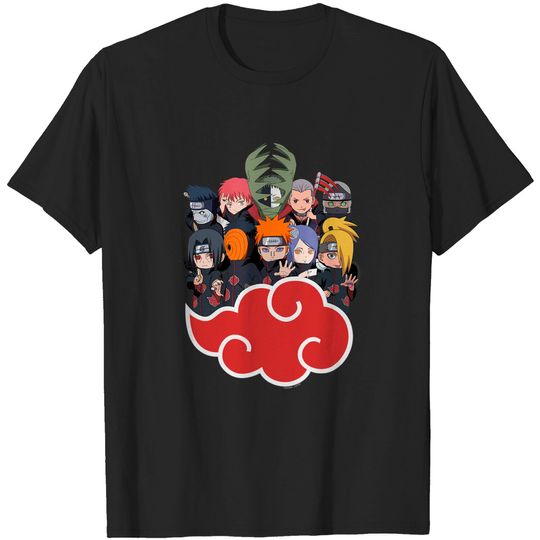Naruto Shippuden Akasuki Group SD T-Shirt