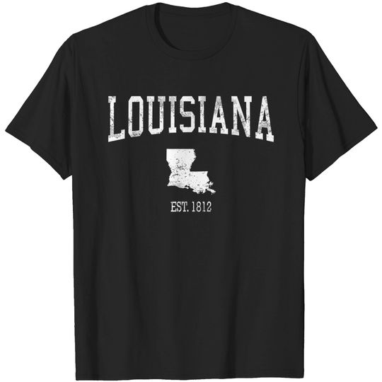 Louisiana Vintage Sports Design LA T Shirt