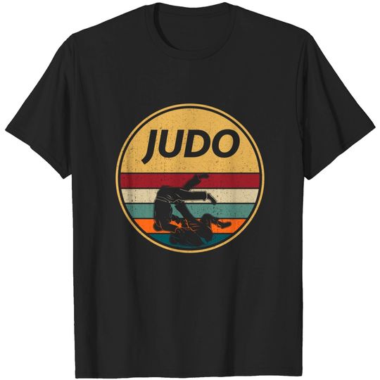 Retro Judo Fighter Martial Arts T Shirt