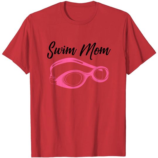 Swim Mom Gift Cute Swimmer Girls Women Swimming Coach T-Shirt