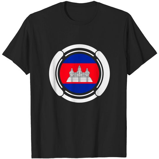 Loving Cambodia Flag Patriotic Cambodian T Shirt