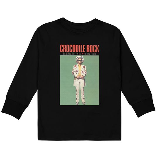 Elton John Crocodile Rock Kids Long Sleeve T-Shirt