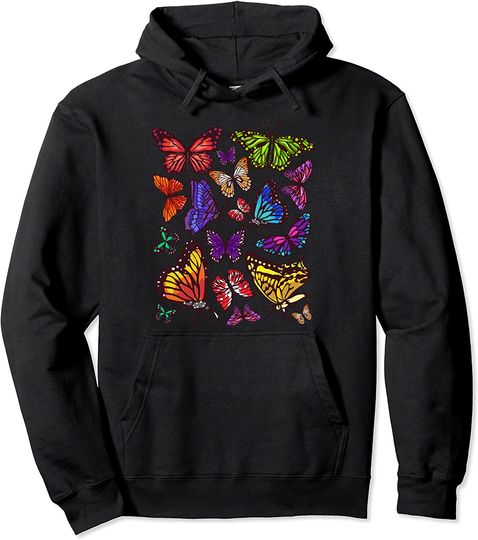 Butterfly Hoodie Butterfly Gift For Men Women Kids Butterfly Lover Collection