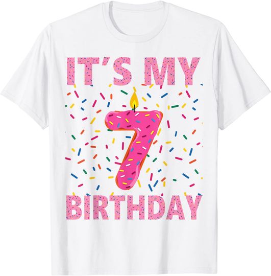 7th Birthday T-Shirt It's My 7th Birthday