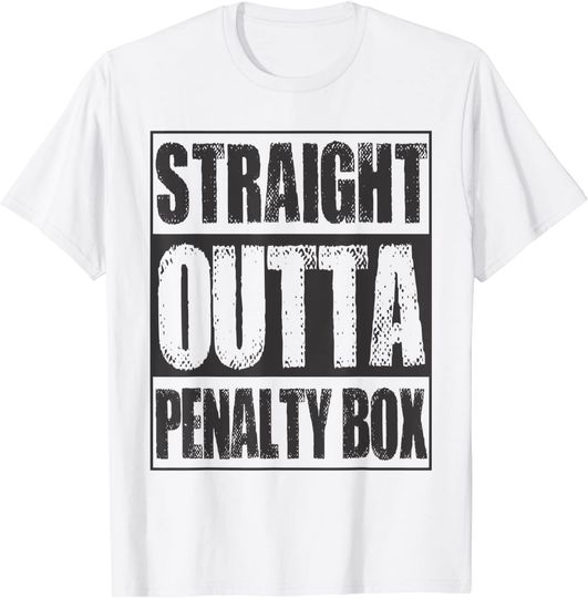 Vintage Straight Outta Penalty Box Gift T-Shirt
