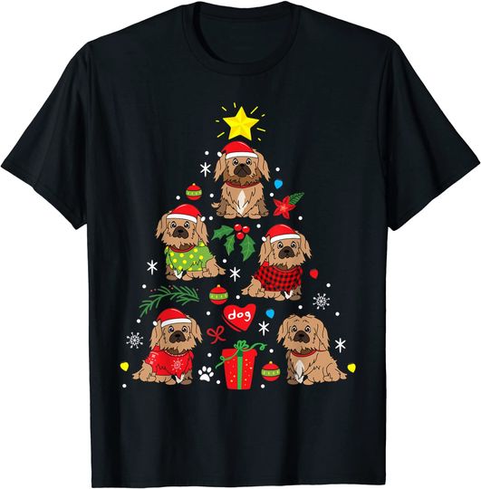 Pekingese Christmas Tree Ornament Funny Dog Gift T-Shirt