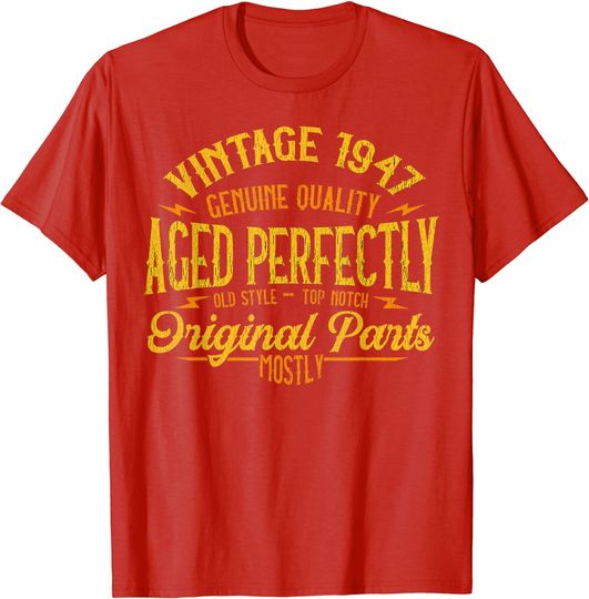 Vintage 1947 73rd Birthday Shirt 73 Years Old Gift T-Shirt