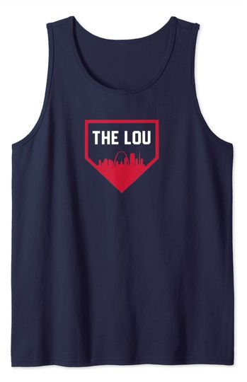 The Lou Cool St. Louis Baseball Home Skyline Tank Top