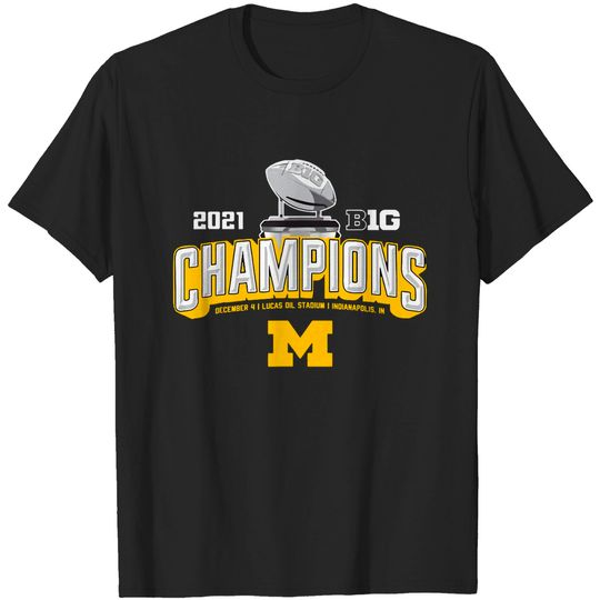 Michigan Wolverines Big Ten Championship 2021 T-Shirt