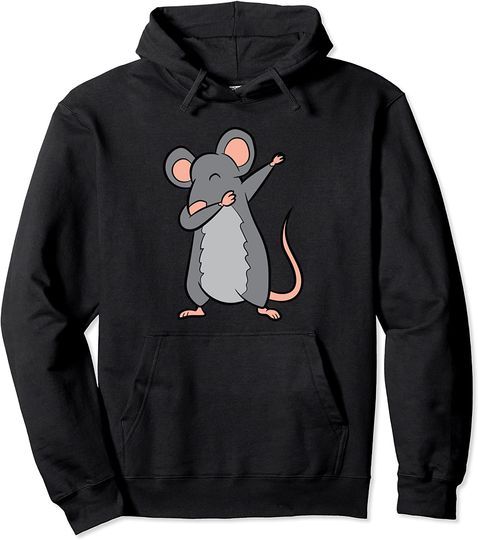 Funny Rat Hoodie Rat Dabbing Love Rat Funny Pet Rat Pullover