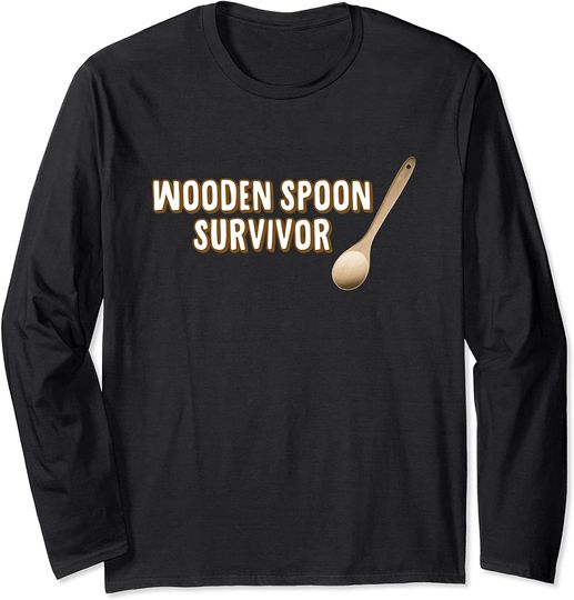 Wooden Spoon Survivor Funny Spanking Long Sleeve