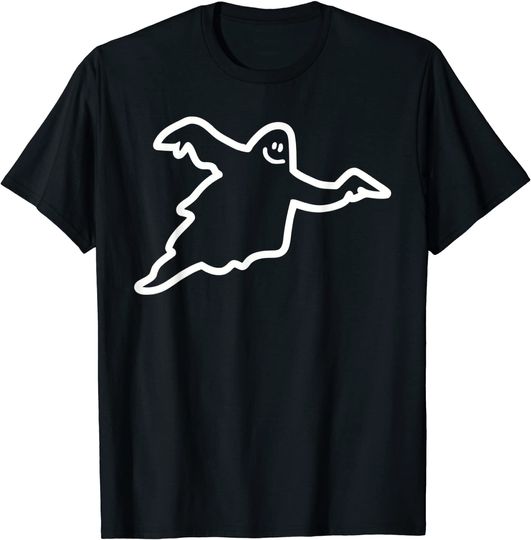 Ghost Silhouette T-Shirt Funny Ghost