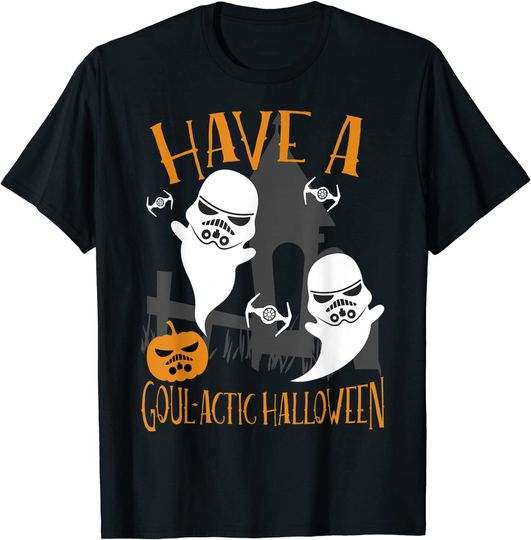 Ghost Silhouette T-Shirt Star Wars Trooper Ghosts Goulactic Halloween