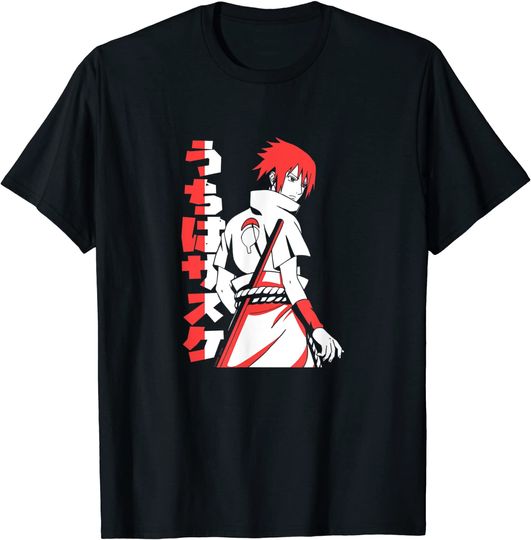 Sasuke T-Shirt Naruto Shippuden Sasuke Two Tone