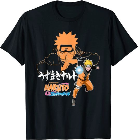 Sasuke T-Shirt Naruto Jutsu Closeup With Kanji