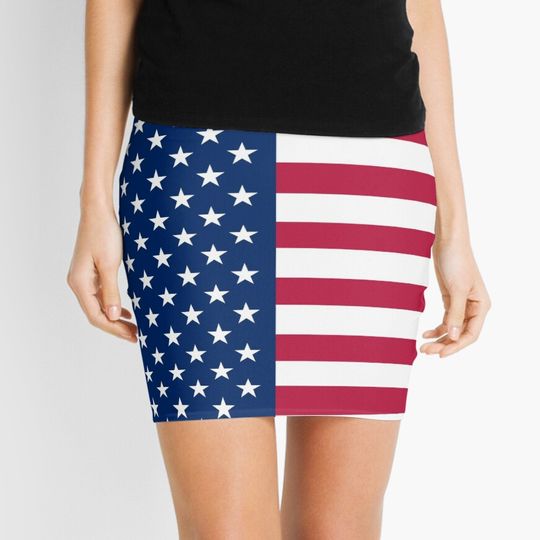 United States Flag - USA Stars and Stripes Mini Skirt