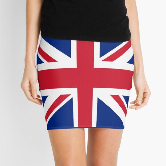 Union Jack 1960s Mini Skirt - Best of British Flag Mini Skirt